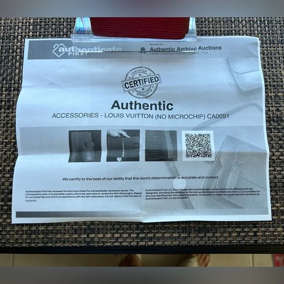 Louis Vuitton Red EPI Agenda PM CA0091 - Picture 6 of 12